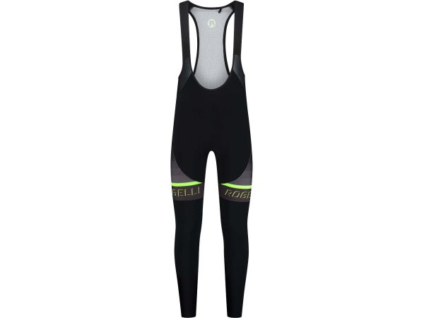 Rogelli Hero II Bib Cykelbukser, Black/Fluor