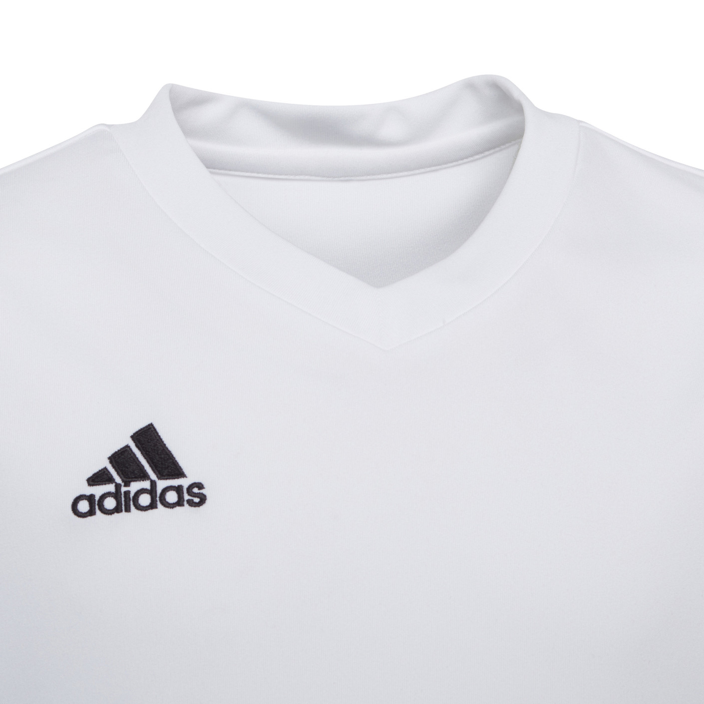 Adidas Entrada 22 Voetbalshirt Kids Wit Zwart