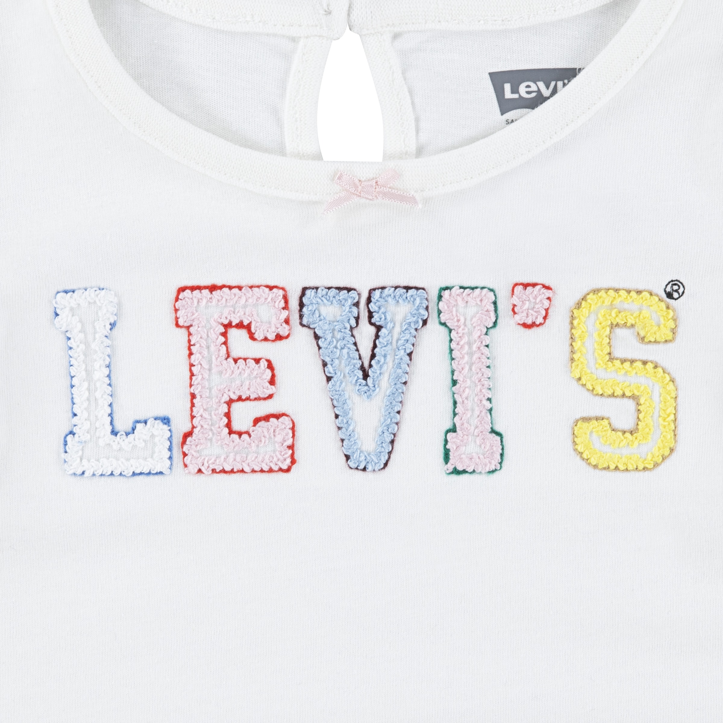 Levi's® Kids Langarmshirt & Hose »LVG CROCHET LEVI'S TOP,JEANS«, 2 Stk. mit Blümchenstickereien - for GIRLS