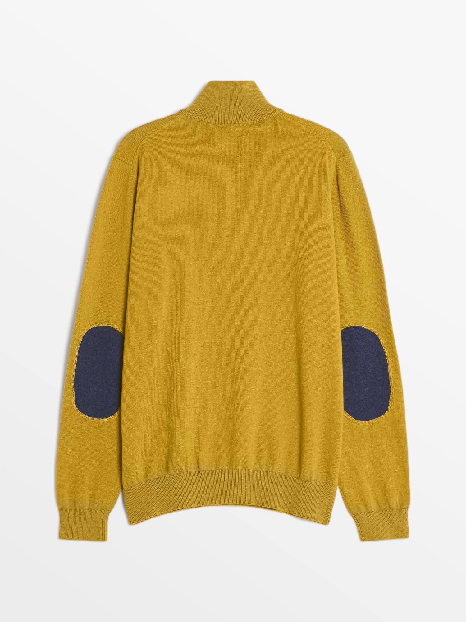 Pull Homme Col Camionneur Jaune