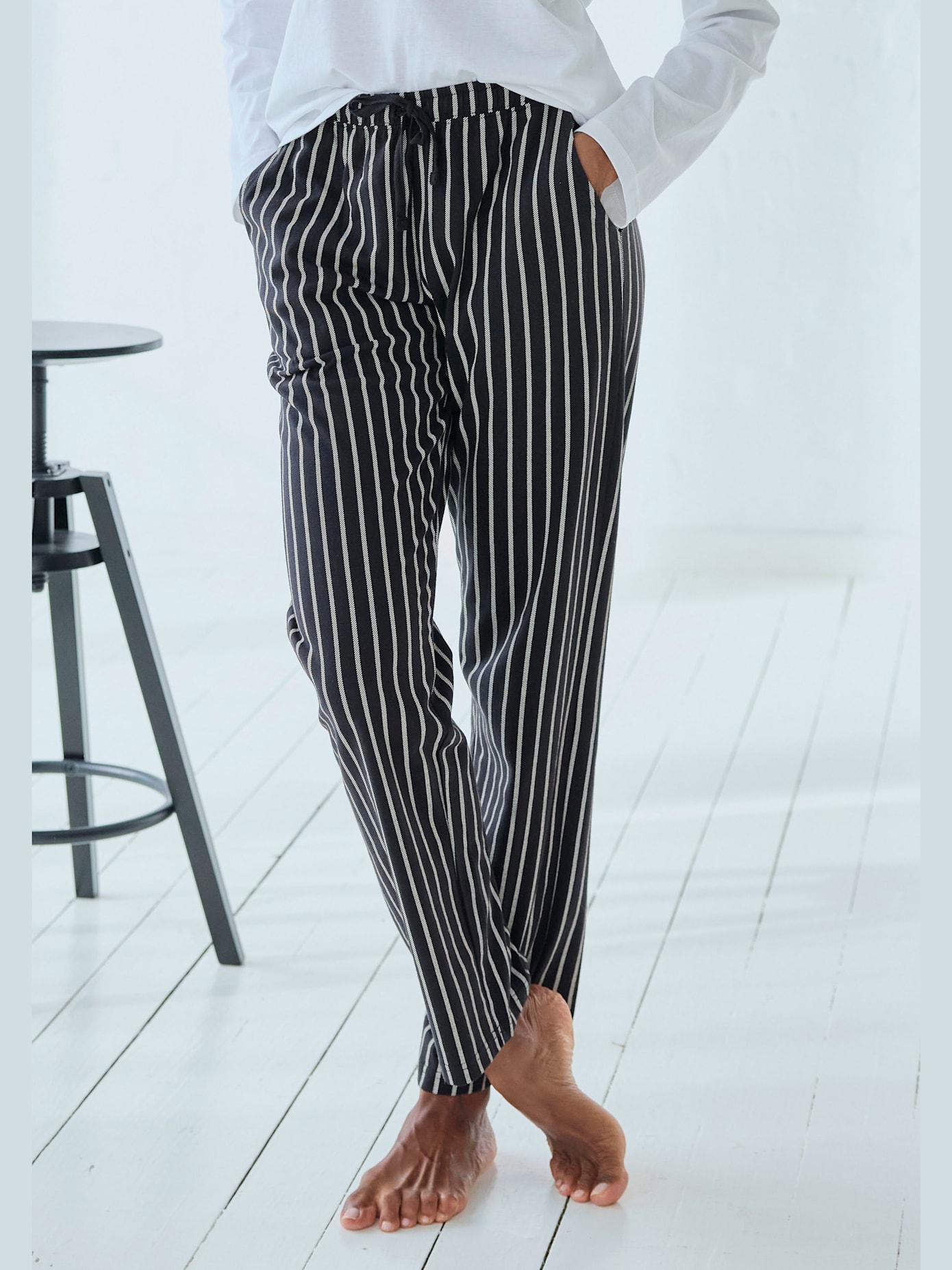 Bas de pyjama pantalon de nuit à motifs