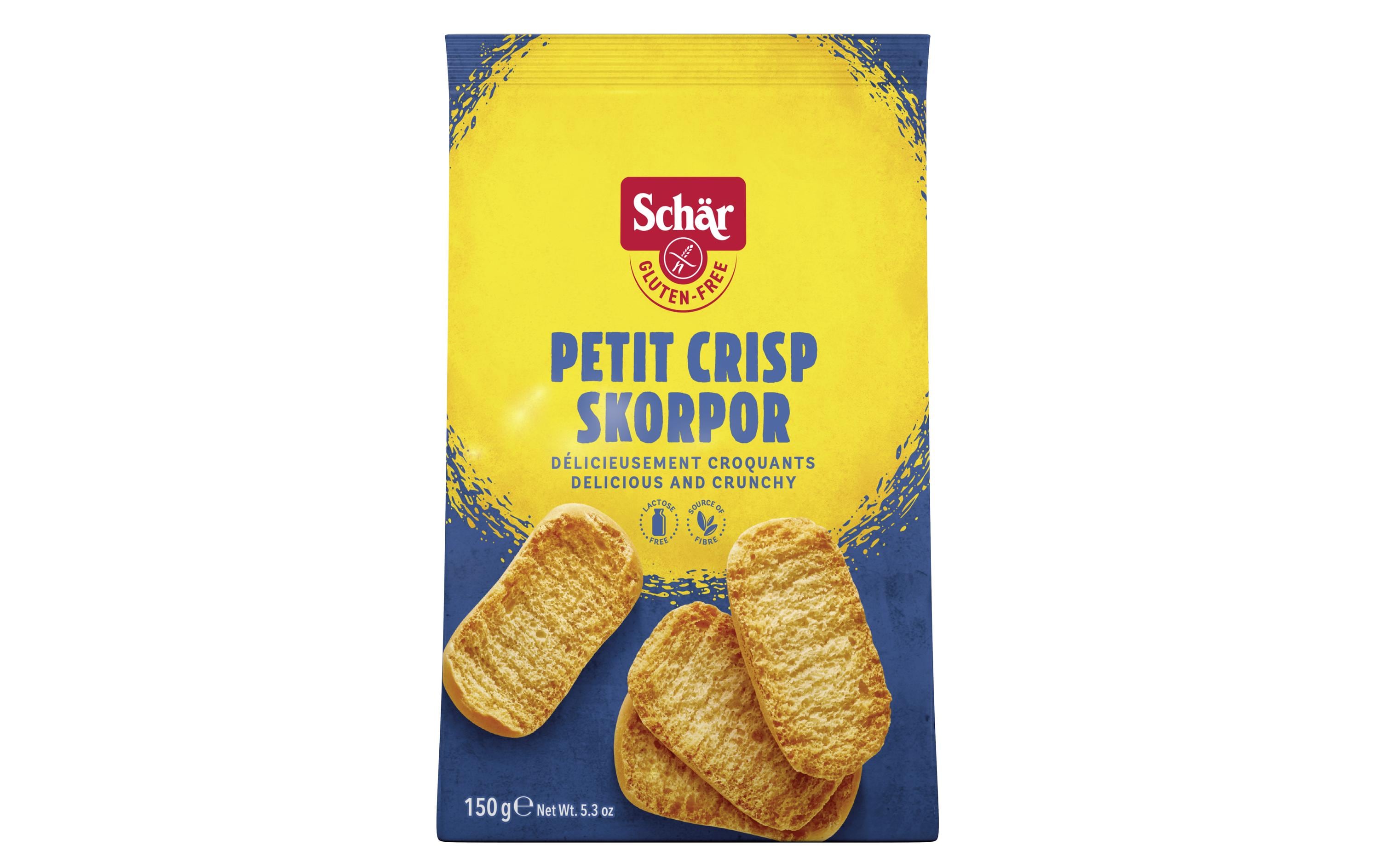 Knäckebrot Crisp Skorpor glutenfrei 150 gSchwedische Trockenbrötchen