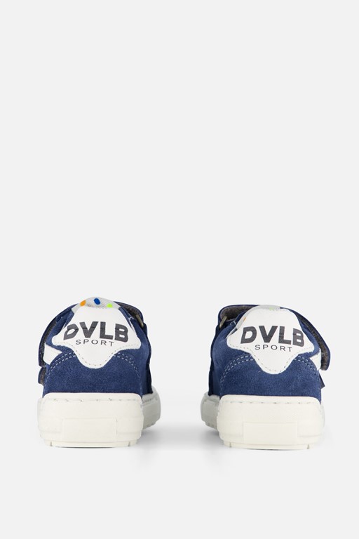 Develab Velcro Sneakers blauw Leer