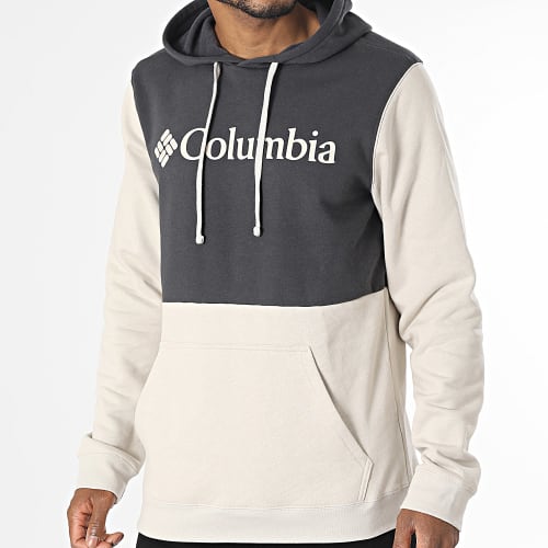 Sweat Capuche Trek Colorblock 1976933 Beige Gris Anthracite