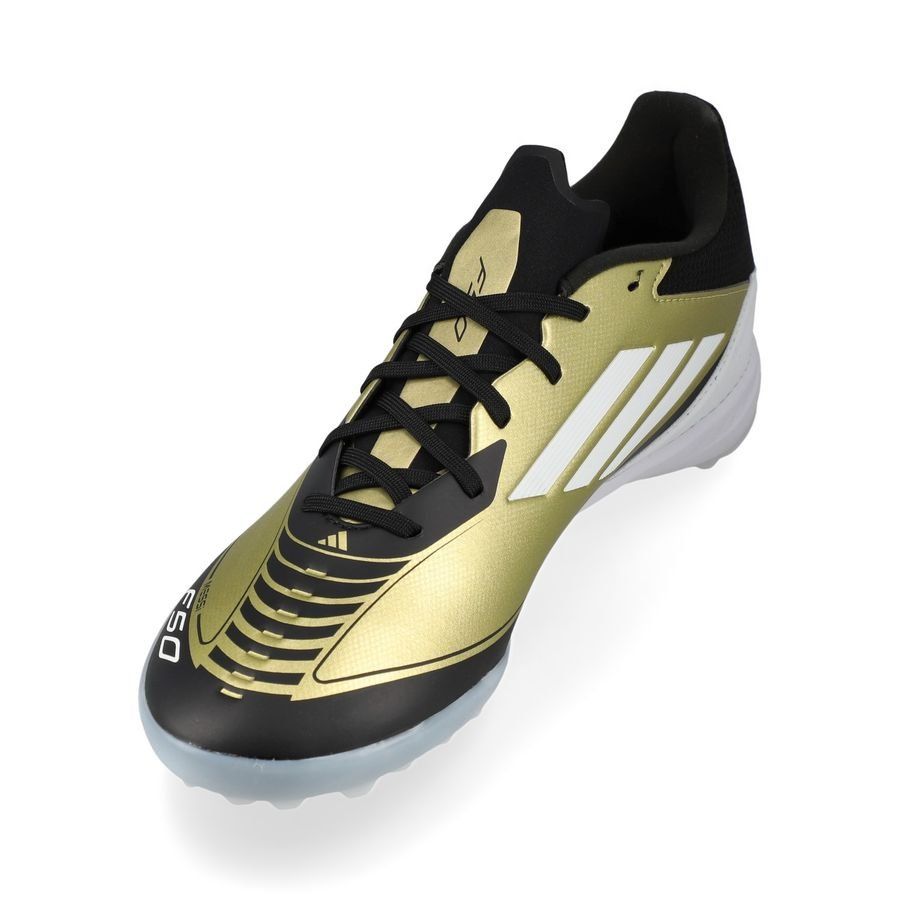adidas F50 Messi League TF Triunfo Dorado - Doré/Blanc/Noir
