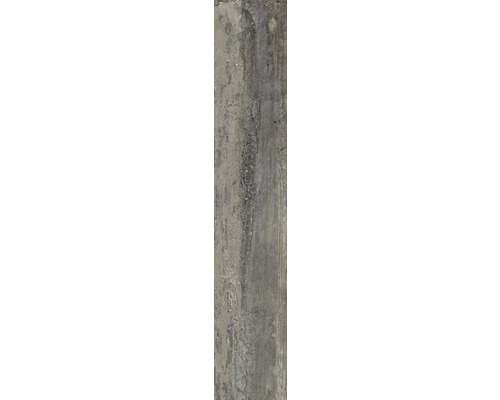 Porseleinen steengoed wand- en vloertegel Notta antraciet 11 x 60 x 0,8 cm mat