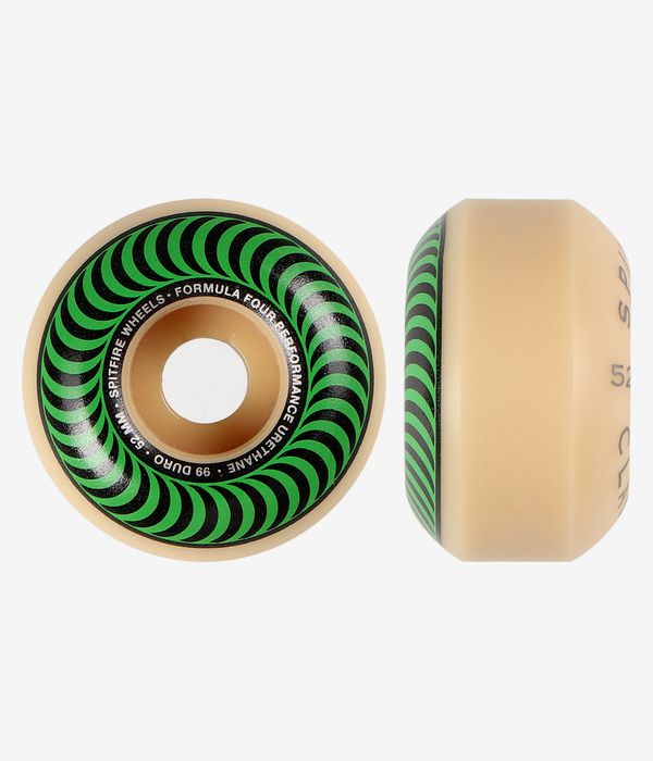 Spitfire Formula Four Classic Rollen (white green) 52 mm 99A 4er Pack
