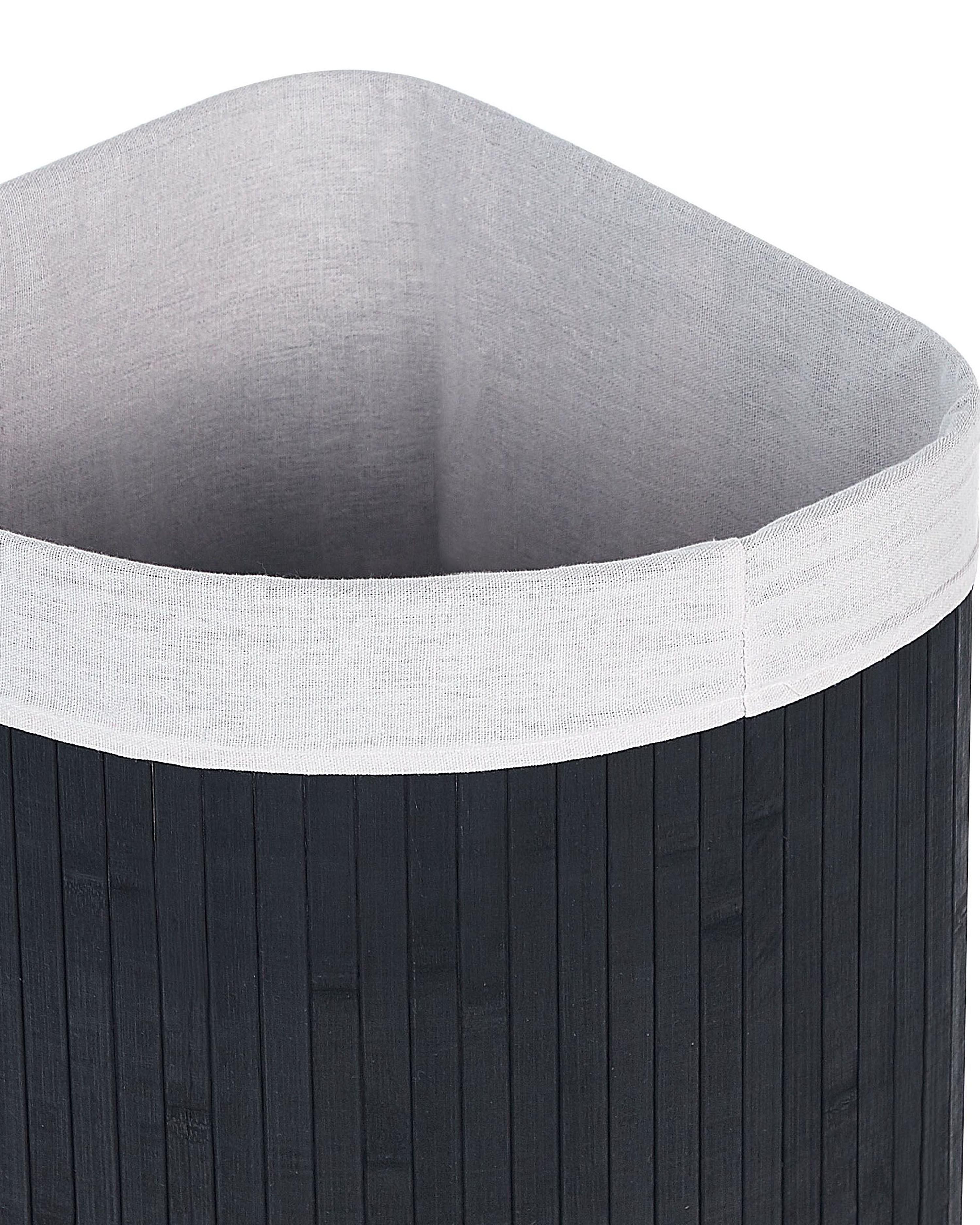 Mand MATARA Bamboehout Zwart 57 L