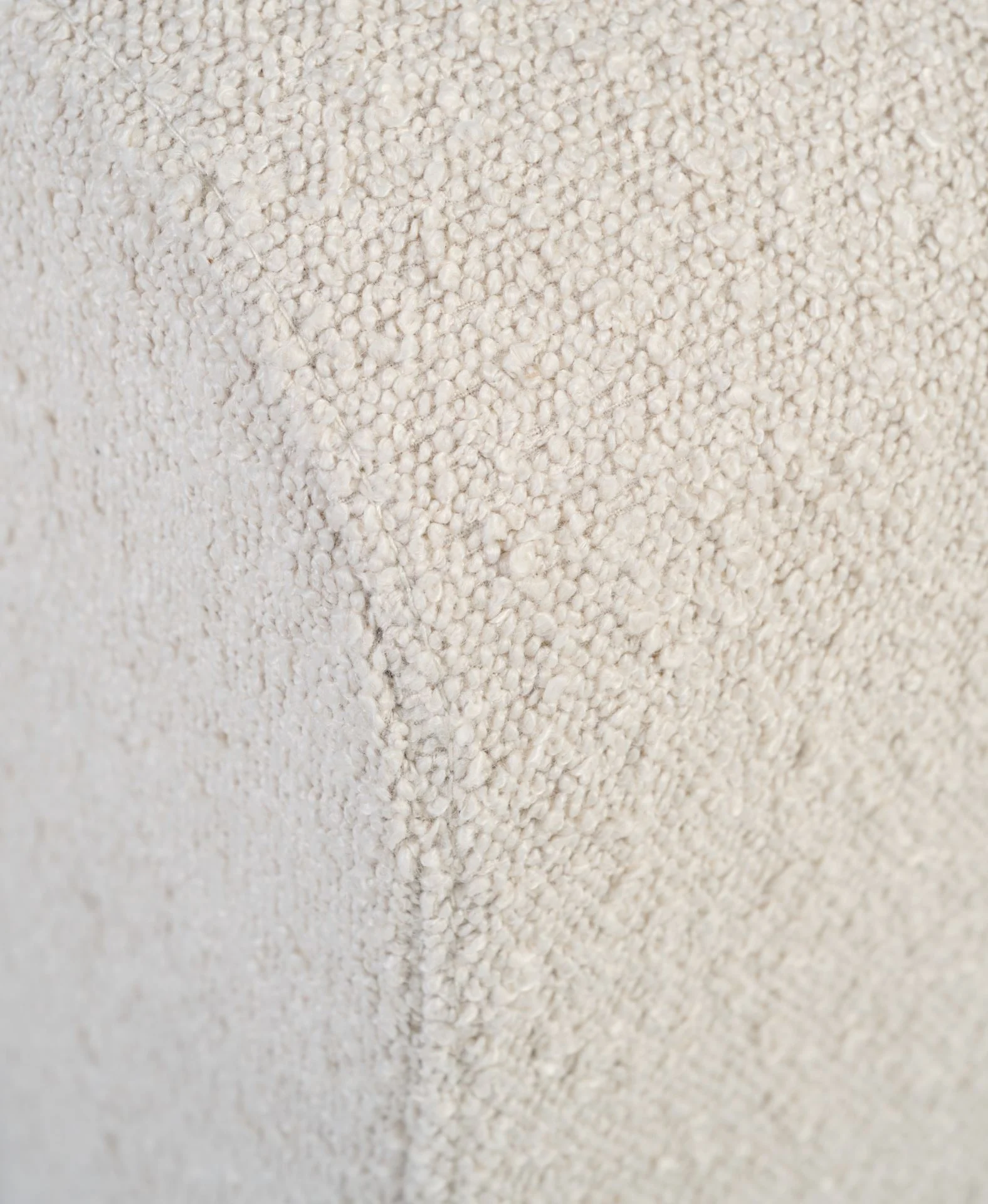 Puff lys beige - 40x50x43 cm