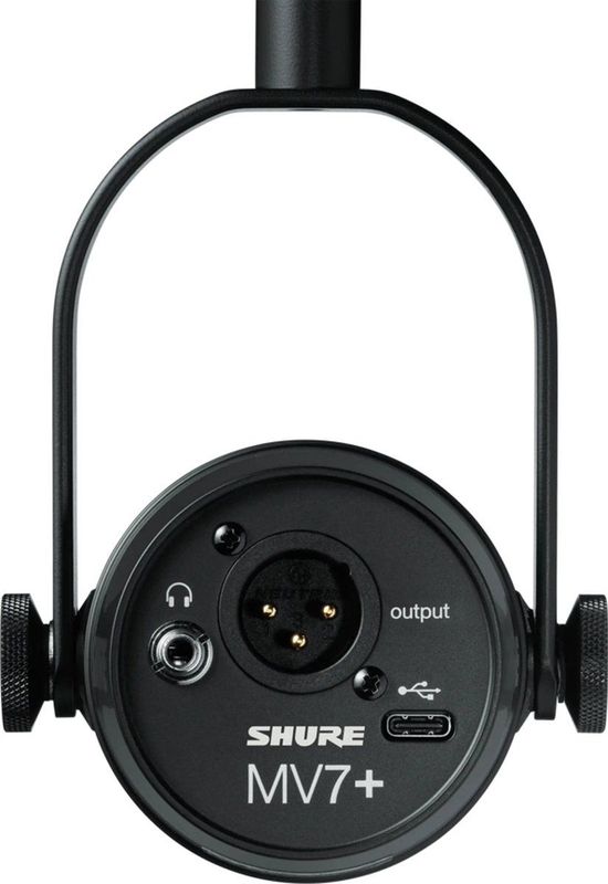 Shure - MV7+ - Microfoon - Zwart