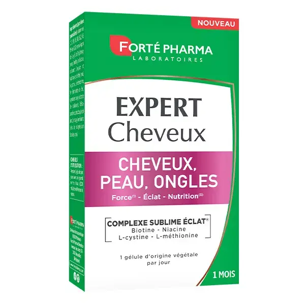 Forté Pharma Expert Cabelo Pele e Unhas Zinco Vitamina B6 30 cápsulas