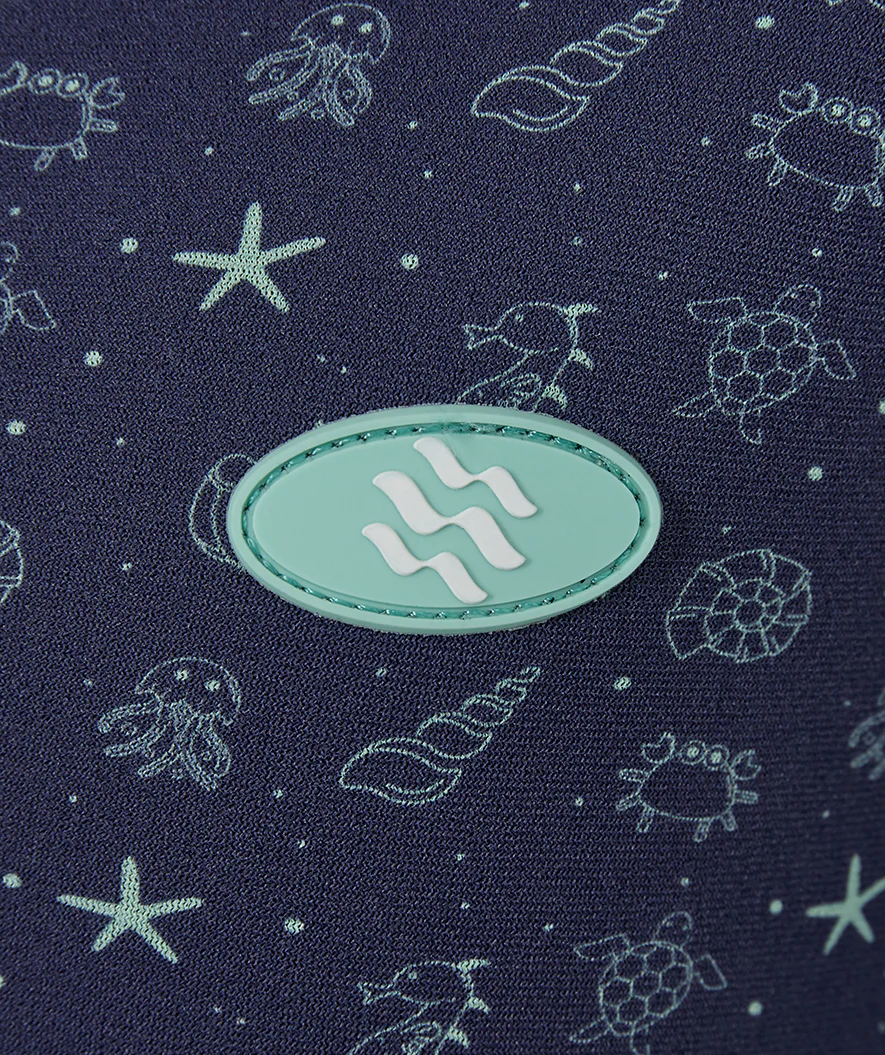 Watery våddragt til børn - Baia Full-Body - Atlantic Turquoise