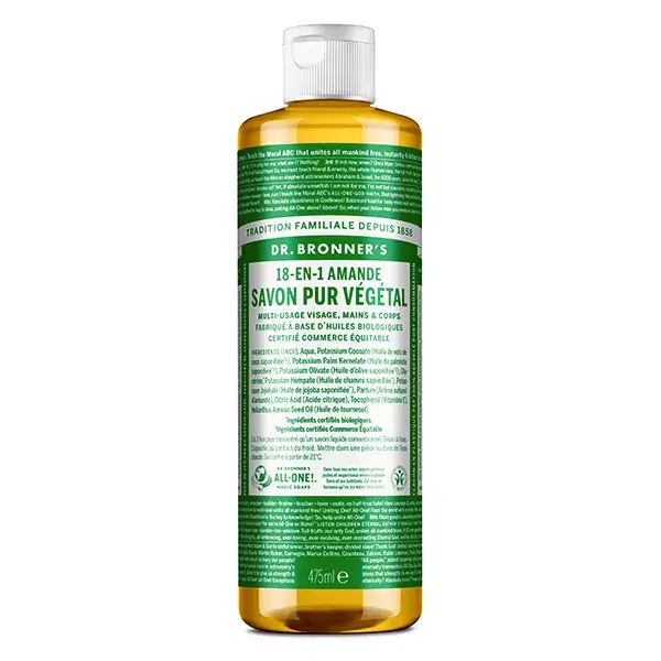 Sabonete Vegetal Puro de Amêndoas Dr. Bronner's 