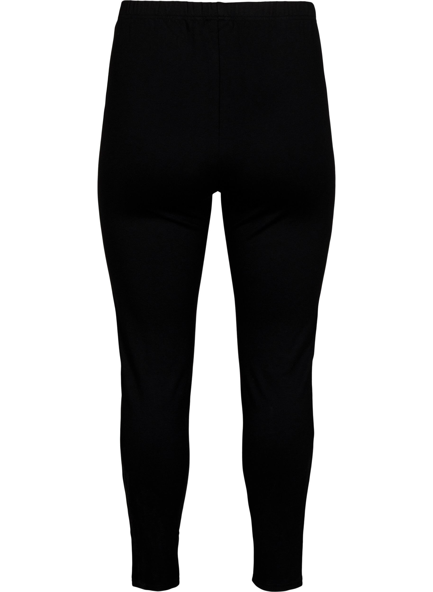 Viskose leggings med slids foran