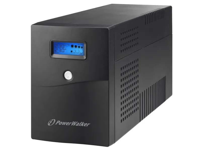 PowerWalker VI 3000 SCL FR - UPS - AC 230 V - 1800 Watt - 3000 VA - 9 At - USB, RS-232 - output-stikforbindelser: 4