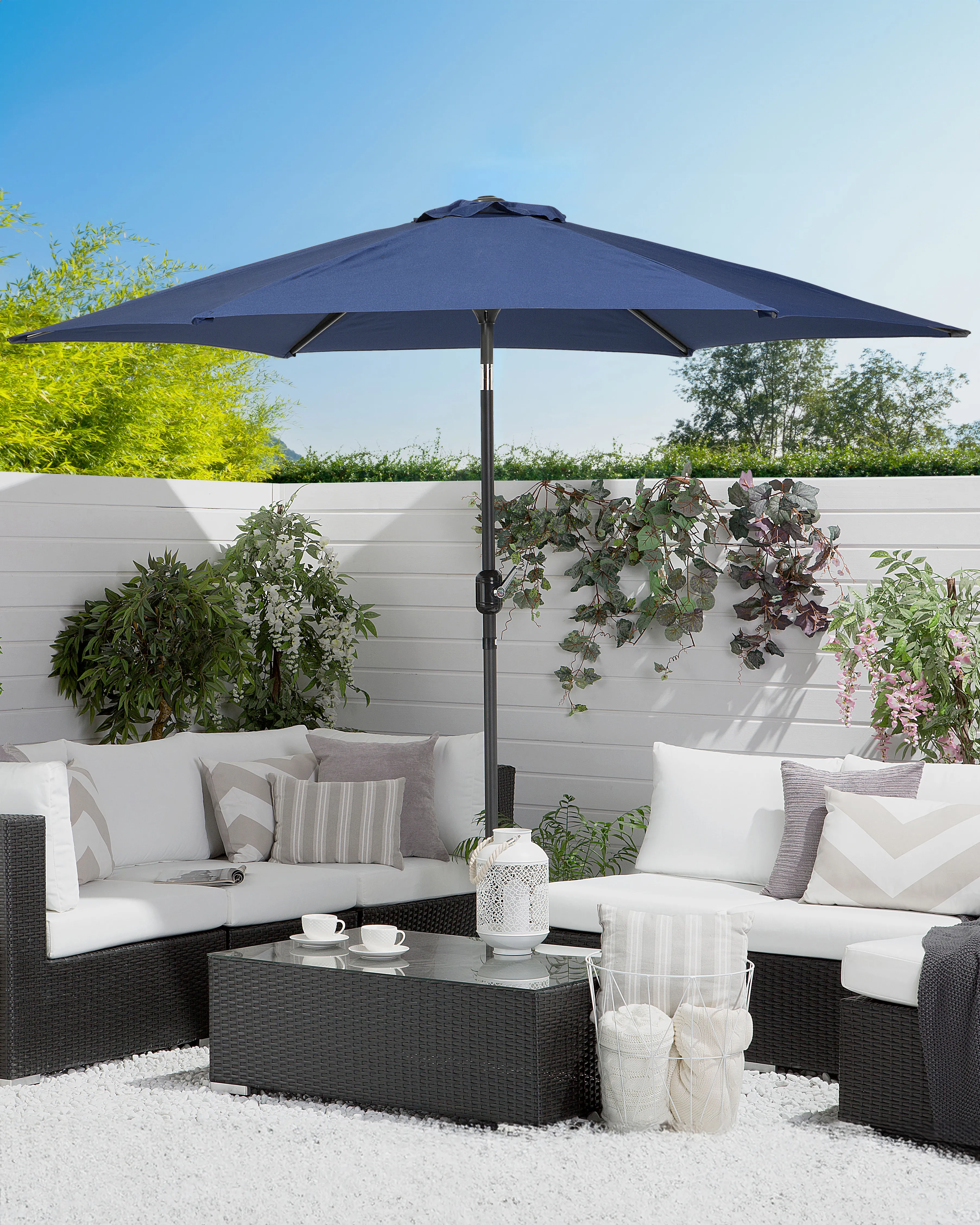 Parasol 270 cm VARESE Marineblauw