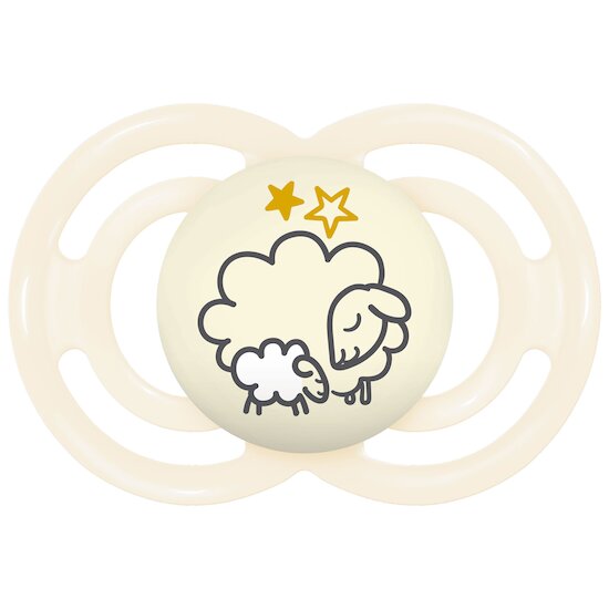 Lot de 2 Sucettes Perfect Nuit 18M+   Animaux Aléatoire        de               Mam
