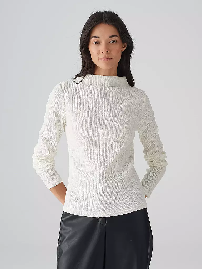 OPUS Langarmshirt SUNNEL creme