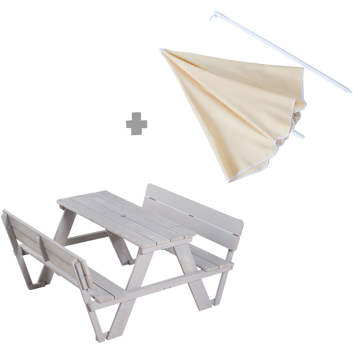 robaroba   Kindersitzgruppe mit Schirm PickNick for 4