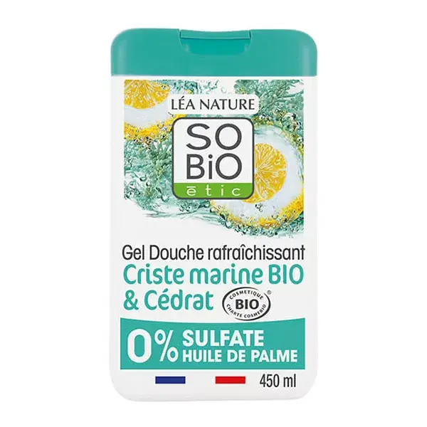Gel de Banho Refrescante Léa Nature SO BiO étic com Cidra Orgânica e Funcho Marinho 450ml