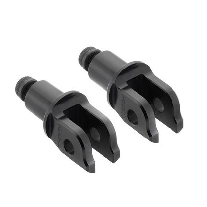 Adaptateur repose pied Rizoma Pilote pour repose-pieds Pro, B-pro et street - Noir