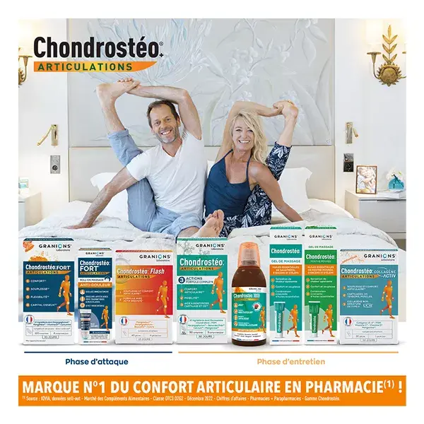 Granions Chondrostéo Fort Pacote com 2 x 120 comprimidos