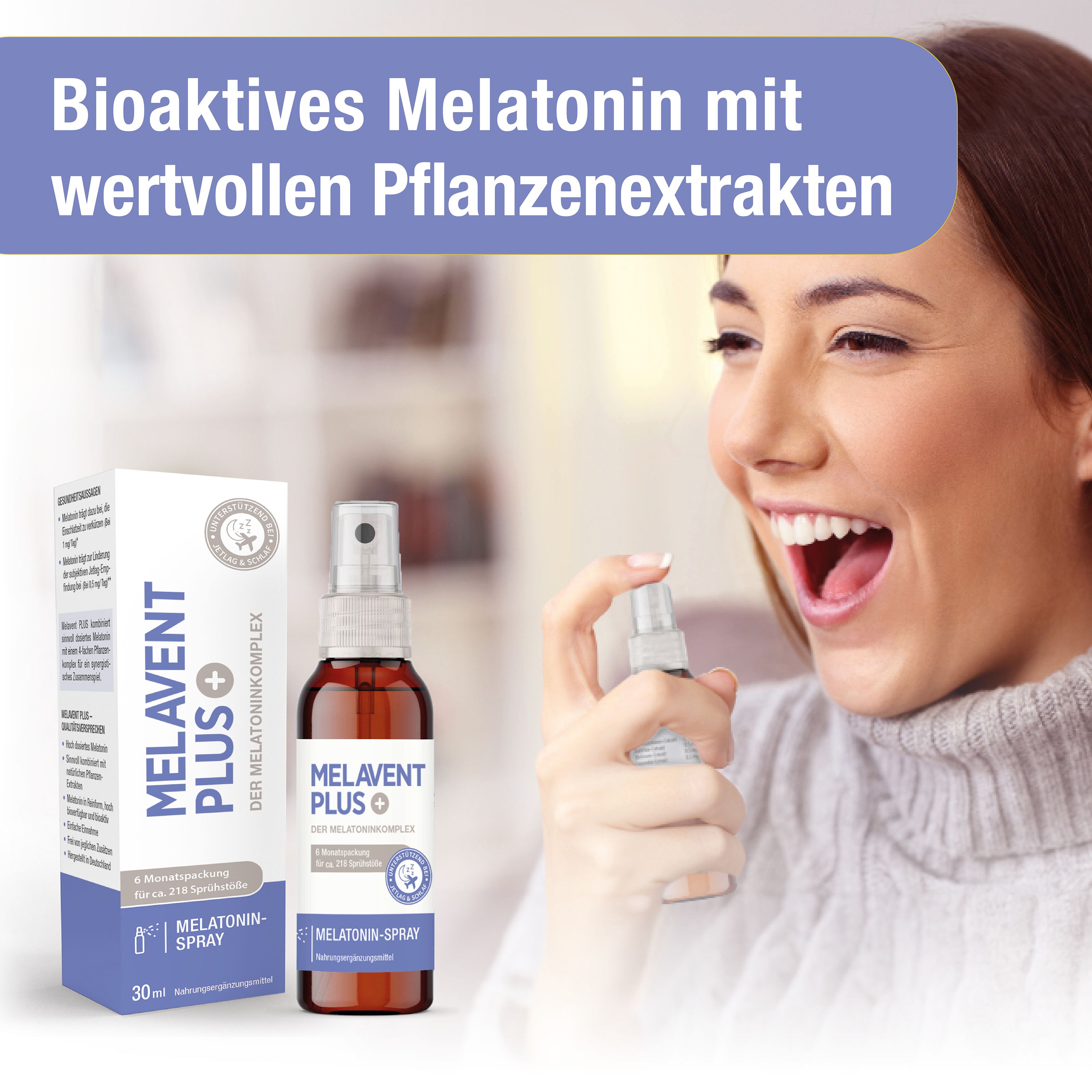 Melavent PLUS - Melatonin Einschlaf-Spray