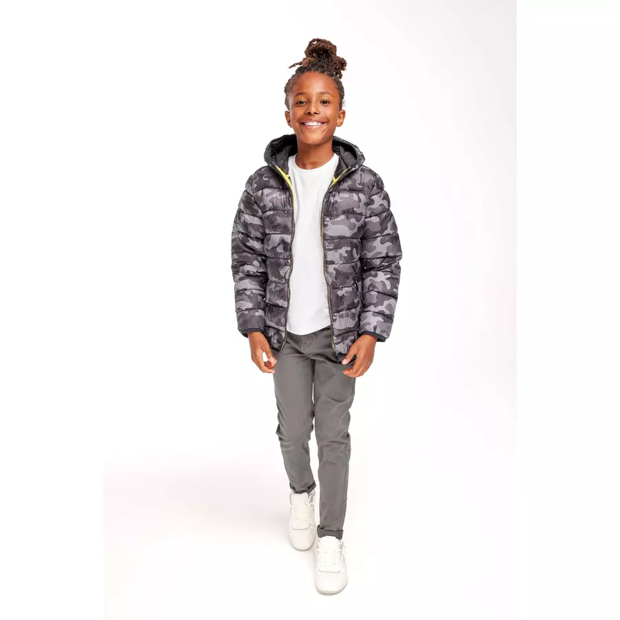 MINOTI Steppjacke mit Kapuze Schwarz