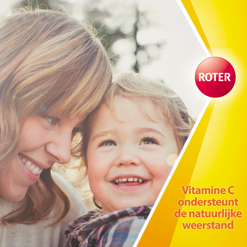 Roter Vitamine C 250 mg Weerstand Framboos75 kauwtabletten