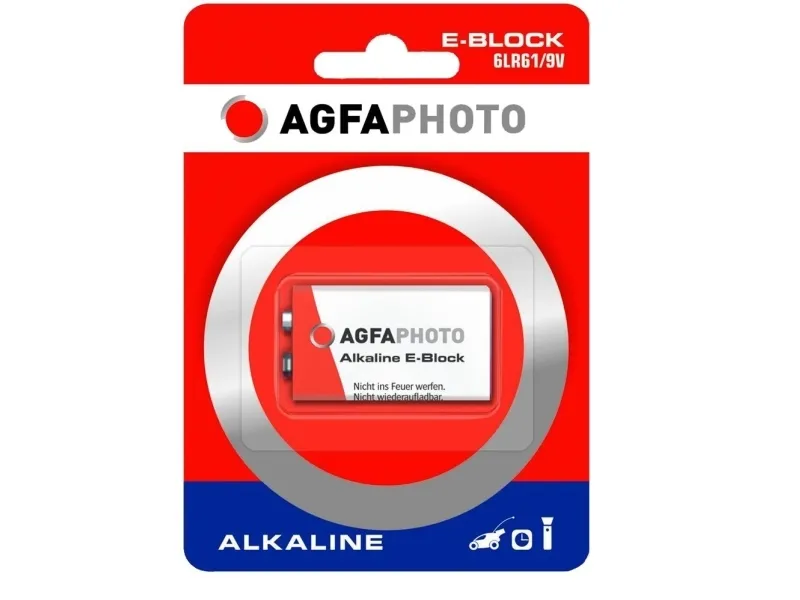 AgfaPhoto - Batteri 6LR61 - Alkaline