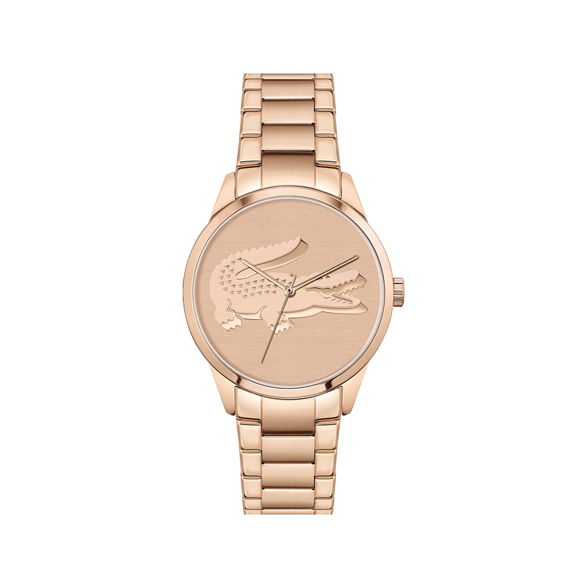 Montre Lacoste femme acier doré rose