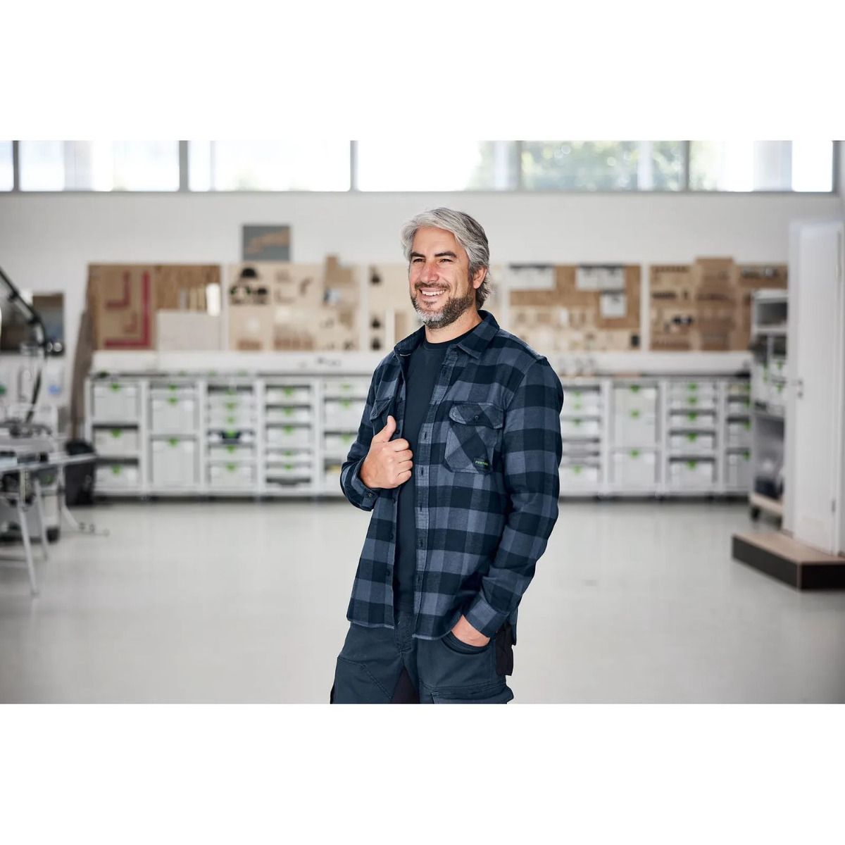Festool CKSH-FT1 Flanellen Overhemd - Maat M - 577827