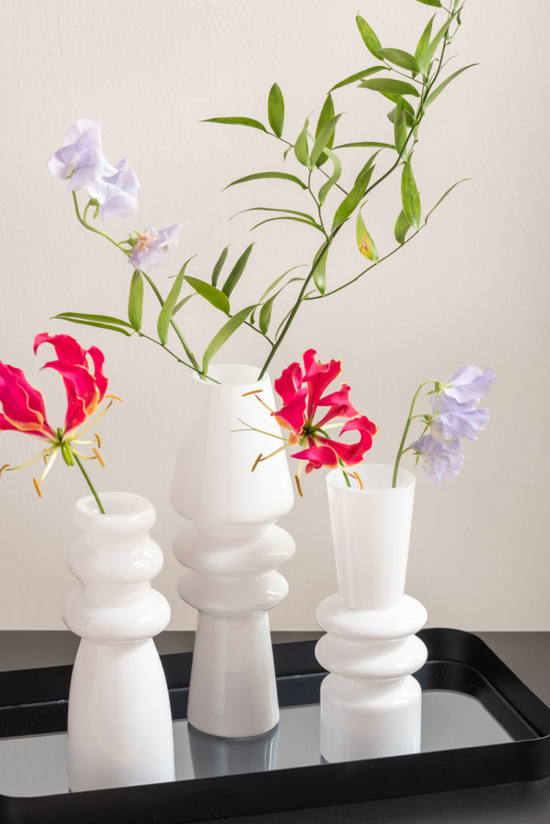 Vase Sparkle Bottle Glass