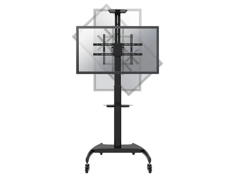 Neomounts PLASMA-M1900E - Vogn med hjul - for fladt panel/AV-udstyr - sort - skærmstørrelse: 37