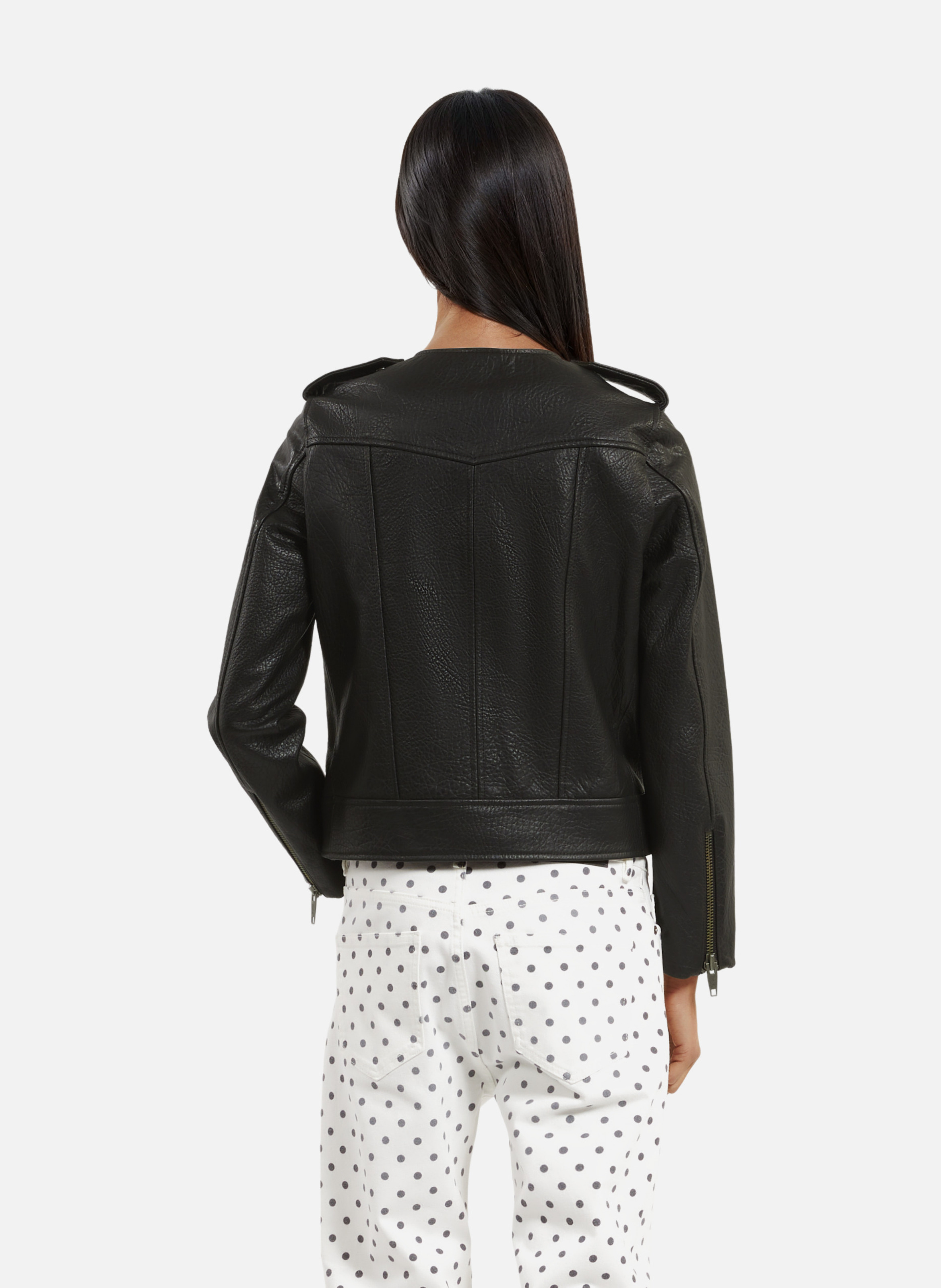 THE KOOPLES Blouson en cuir - Noir