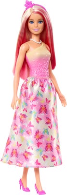 Barbie Royal Dukke med Rosa Striper