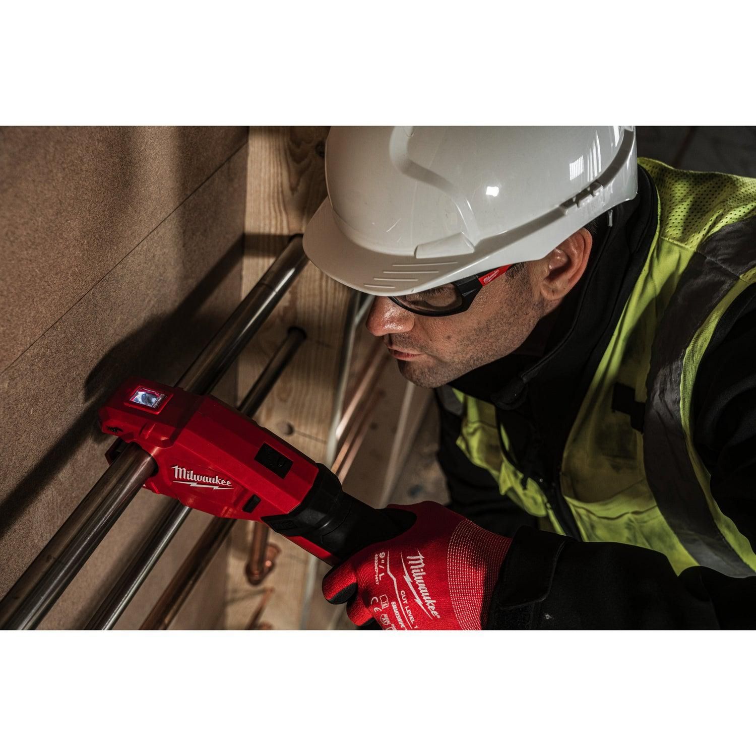 Milwaukee M12 PCSS-202C RAPTOR™ Accu Pijpsnijder RVS 12V 2.0Ah in Transportkoffer - 4933479242