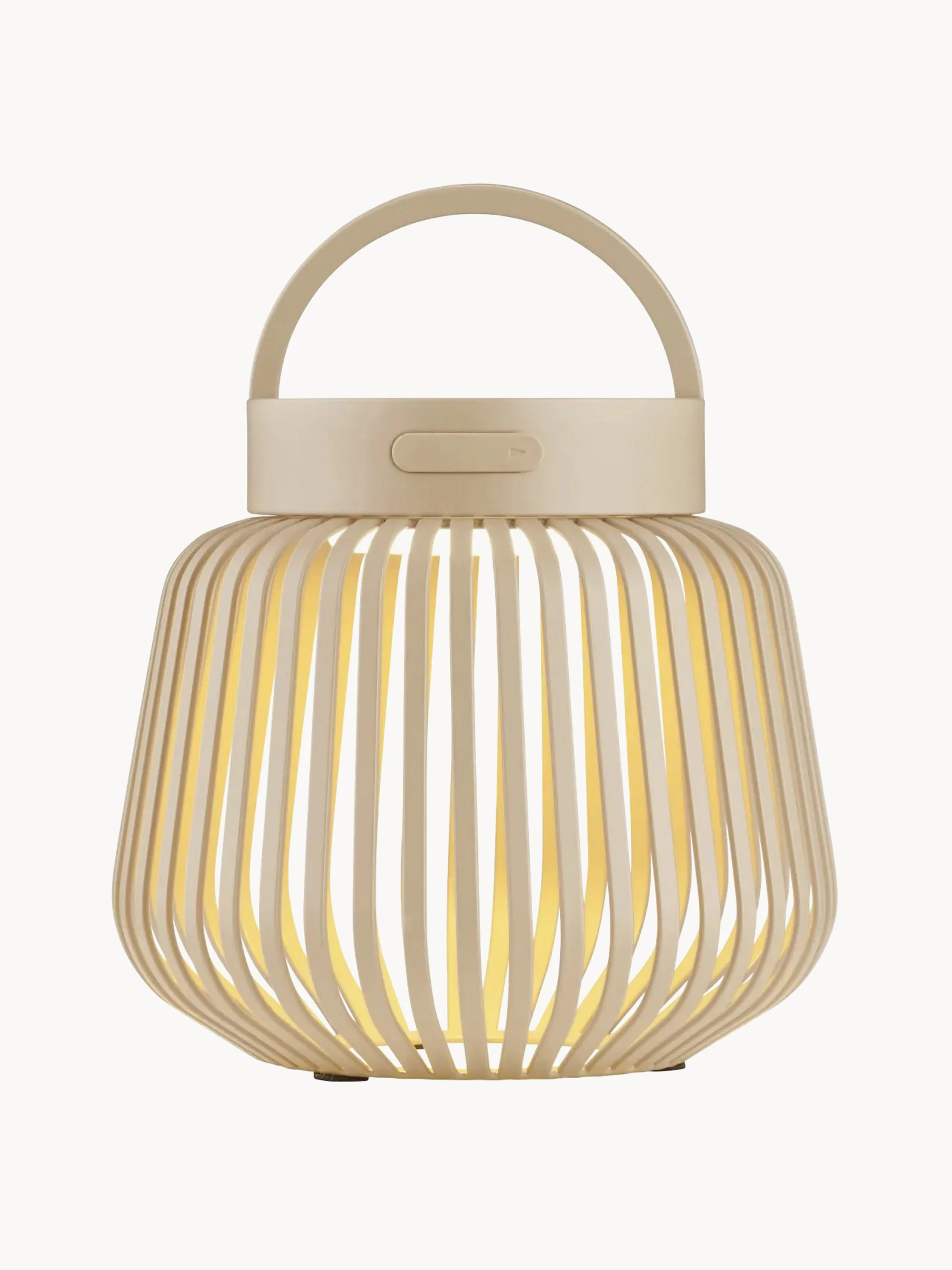 Draagbare outdoor LED-tafellamp Lito, H 12 cm