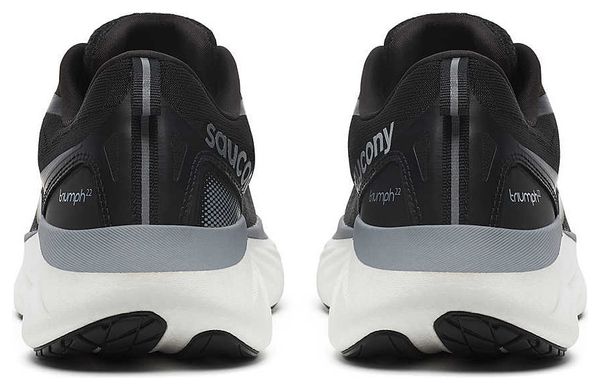 Chaussures Running Saucony Triumph 22 Noir/Blanc Homme