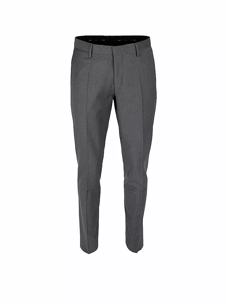 ROY ROBSON Anzughose Slim Fit grau