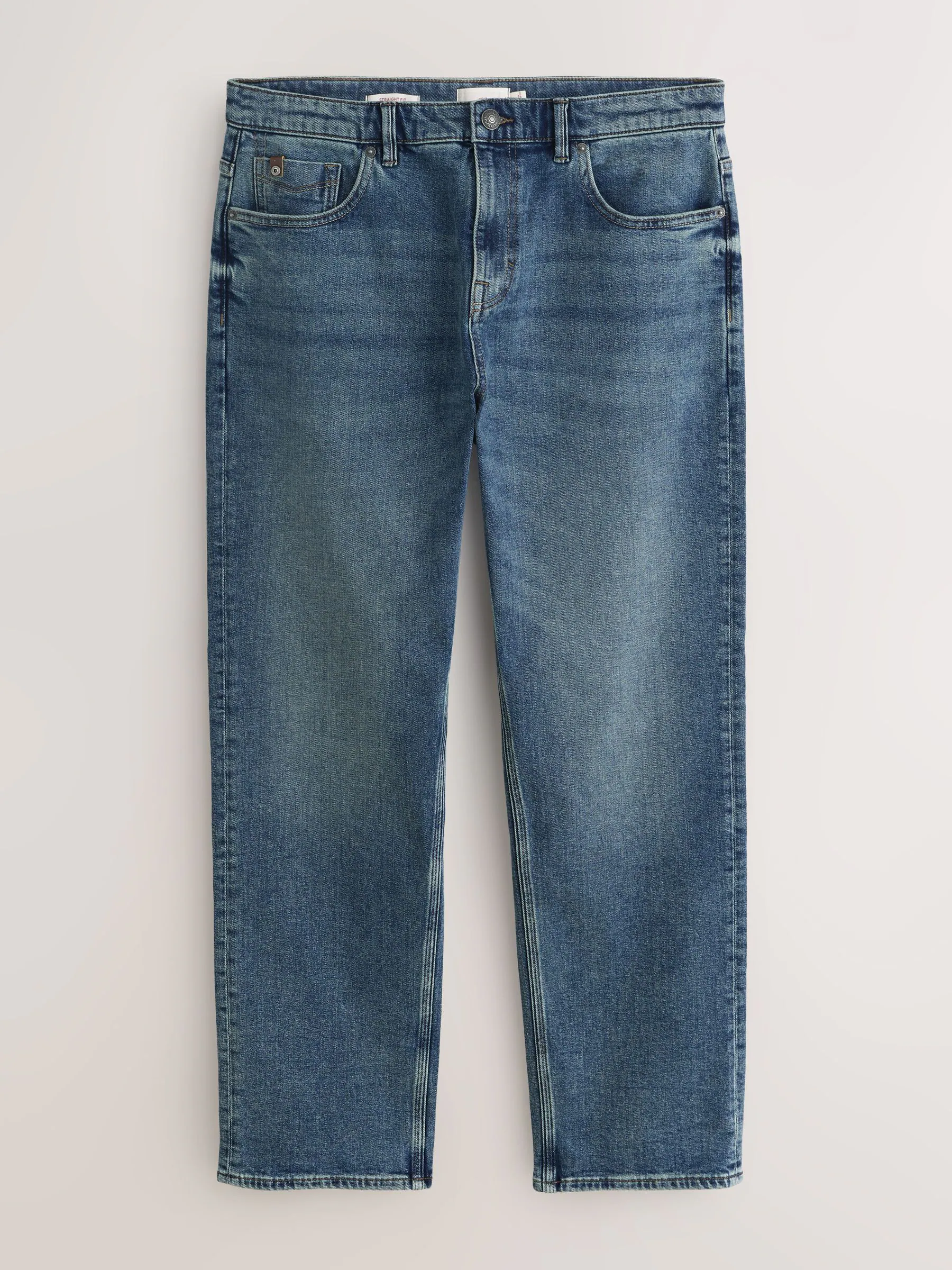 Blauw - Signature Brushed Cosy Denim Jeans With Wool