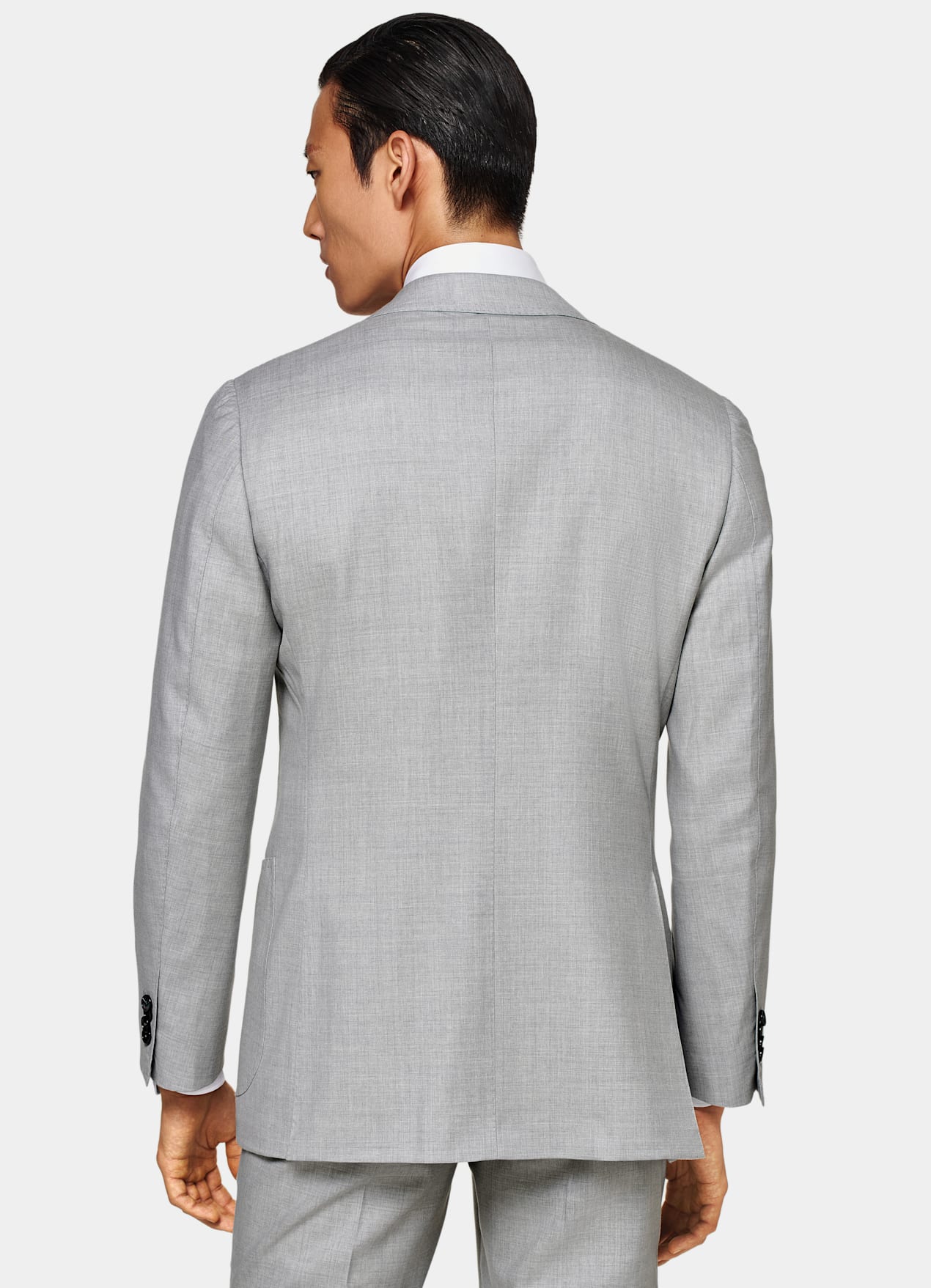 Costume sur mesure Custom Made gris clair