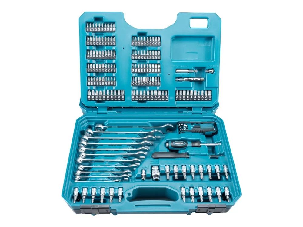 Makita E-10883 - Værktøjssæt - 221 stykker - i etui