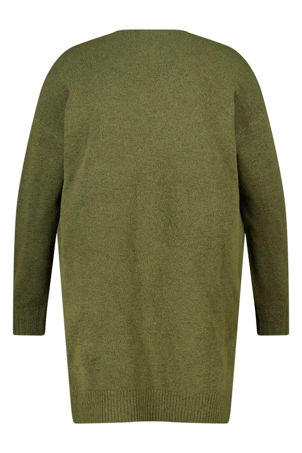 Halflang vest met steekzakken Khaki
