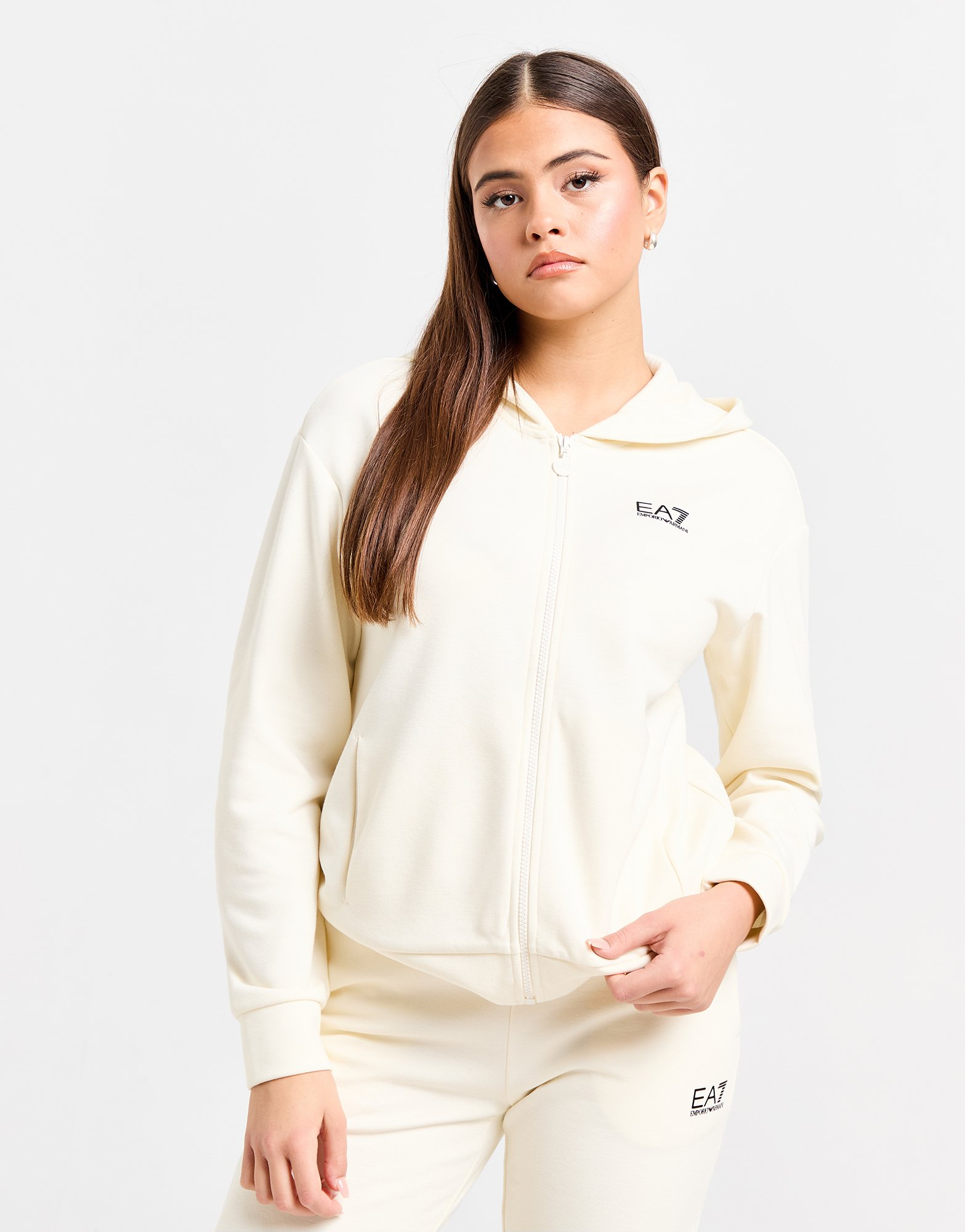 Emporio Armani EA7 Ensemble de survêtement Zippé Essential Femme