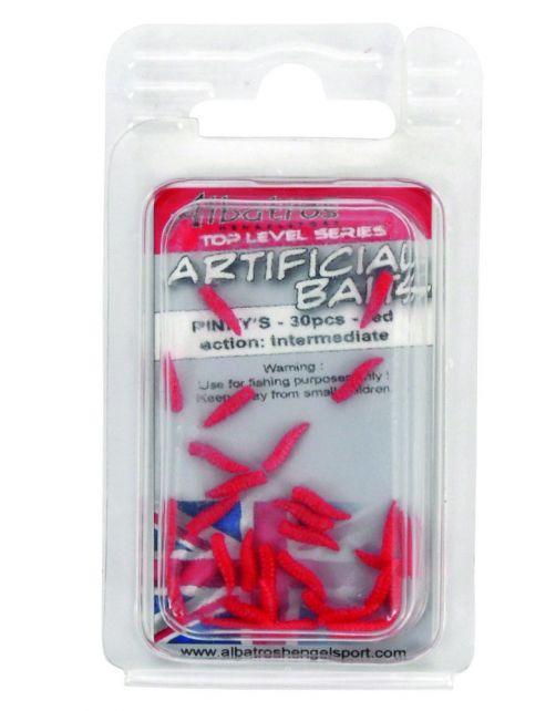 Albatros Top Level Artificial Pinky's - Baits - Rood 30 stuks