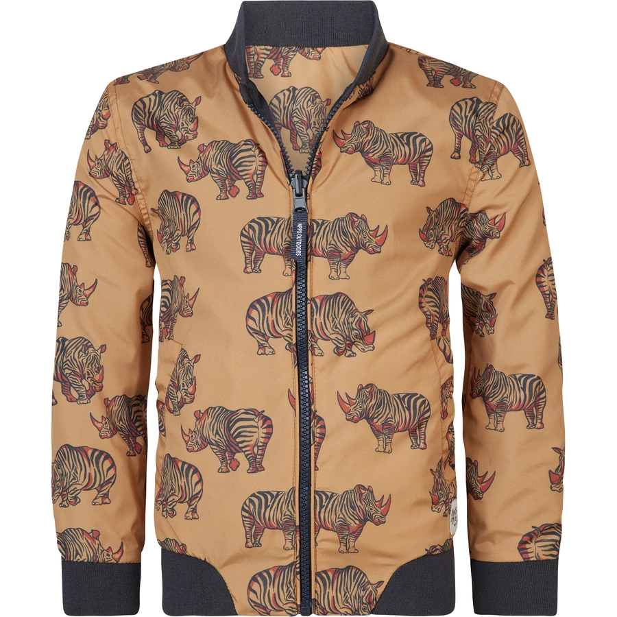 Noppies Sommer jacke Raven - Reversible Apple Cinnamon