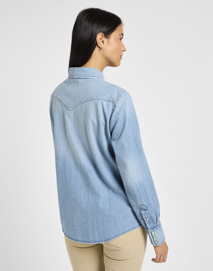 Lee REGULAR WESTERN SHIRT Blå