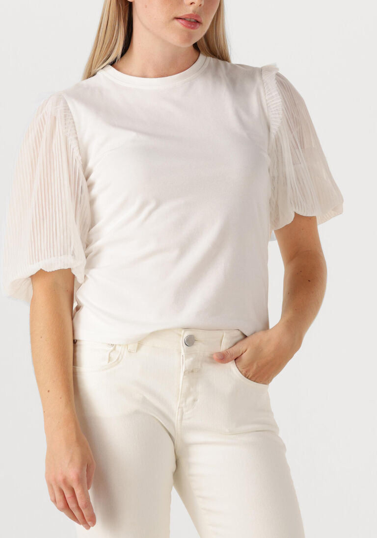 gebroken wit dante6 top annissa puffy tulle tee