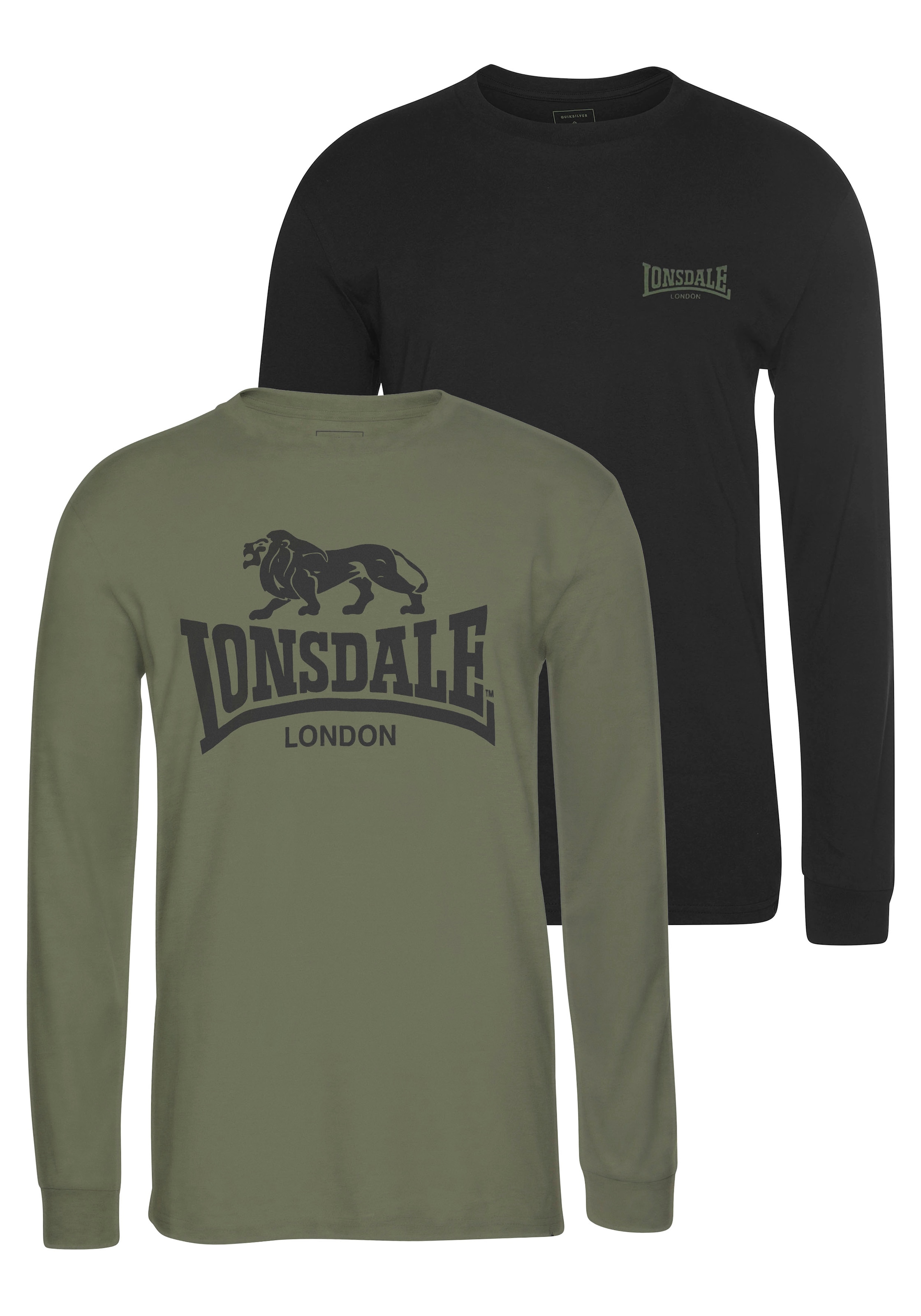 Lonsdale Langarmshirt »AYRSHIRE«, 2 Stk.